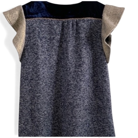 THML Designer Patchwork Texturized Dress. SZ M - Picture 5 of 16